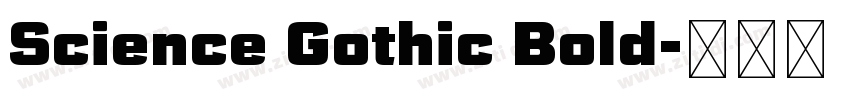 Science Gothic Bold字体转换 Science Gothic Bold字体转换